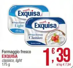 Maxi Sidis Formaggio fresco Exquisa classico, light offerta
