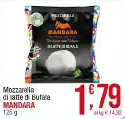 Maxi Sidis Mozzarella di latte di Bufala Mandara offerta