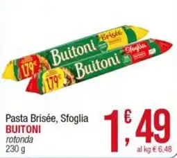 Maxi Sidis Pasta Brisée, Sfoglia Buitoni rotonda offerta