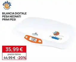 Prenatal Bilancia digitale pesa neonati primi pesi Mebby offerta