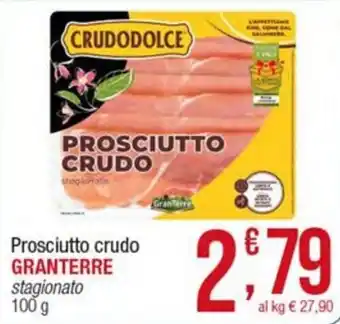 Prosciutto crudo Granterre stagionato