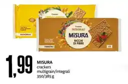 PRO7 Supermercati Misura crackers integrali offerta