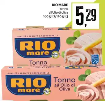 PRO7 Supermercati Rio mare Tonno all'Olio di Oliva offerta