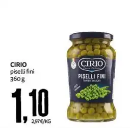 PRO7 Supermercati Cirio piselli fini offerta