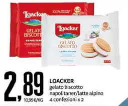 PRO7 Supermercati Loacker gelato biscotto offerta