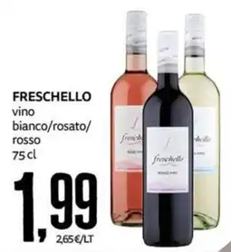 PRO7 Supermercati Freschello vino bianco/rosato/rosso offerta