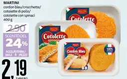 PRO7 Supermercati Martini cotolette offerta