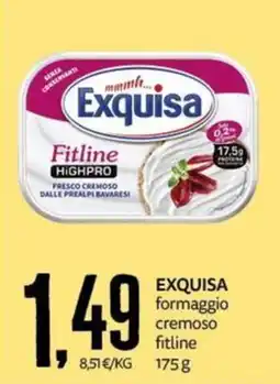 PRO7 Supermercati Exquisa formaggio cremoso fitline offerta
