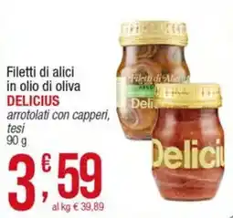 Maxi Sidis Filetti di alici in olio di oliva Delicius offerta