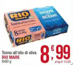 Maxi Sidis Tonno all'olio di oliva RIO MARE offerta