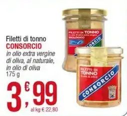 Maxi Sidis Filetti di tonno Consorcio offerta