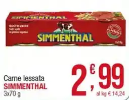 Maxi Sidis Carne lessata SIMMENTHAL offerta