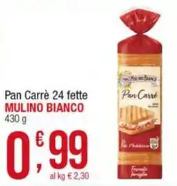 Maxi Sidis Pan Carrè Mulino Bianco offerta