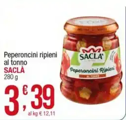 Maxi Sidis Peperoncini ripieni al tonno Saclà offerta