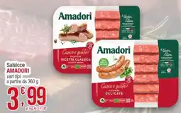 Maxi Sidis Salsicce Amadori offerta
