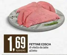PRO7 Supermercati Fettine coscia di vitello da latte offerta