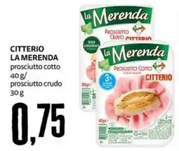 PRO7 Supermercati Prosciutto cotto Citterio offerta