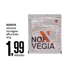 PRO7 Supermercati Norita salmone norvegese affumicato offerta