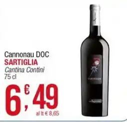 Maxi Sidis Cannonau DOC Sartiglia Cantina Contini offerta