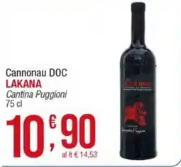Maxi Sidis Cannonau DOC Lakana offerta