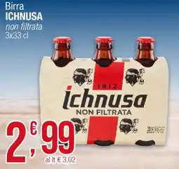 Maxi Sidis Birra Ichnusa non filtrata offerta