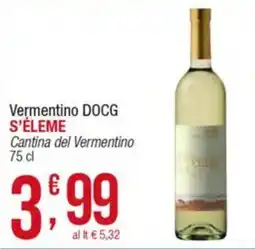 Maxi Sidis Vermentino DOCG S'ÉLEME offerta
