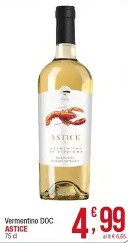 Maxi Sidis Vermentino DOC Astice offerta