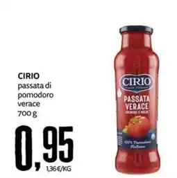 PRO7 Supermercati Passata verace Cirio offerta