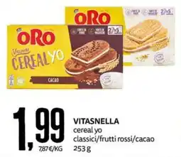 PRO7 Supermercati Vitasnella cereal yo classici offerta