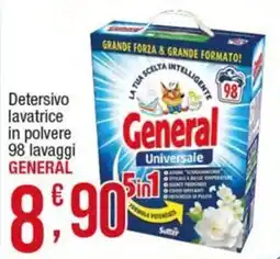 Maxi Sidis Detersivo lavatrice in polvere General Universale offerta