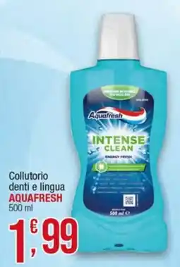 Maxi Sidis Collutorio denti e lingua Aquafresh offerta