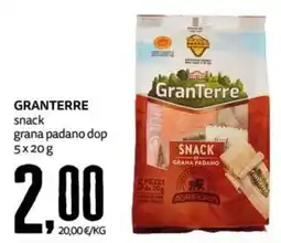 PRO7 Supermercati GranTerre snack grana padano dop offerta