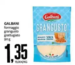 PRO7 Supermercati Galbani formaggio grangusto grattugiato offerta