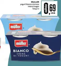 PRO7 Supermercati Müller yogurt bianco cremoso offerta
