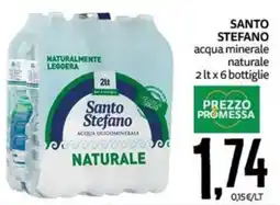 PRO7 Supermercati Santo Stefano acqua minerale naturale offerta
