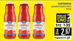 PRO7 Supermercati Santarosa passata di pomodoro offerta