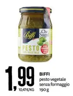 PRO7 Supermercati Biffi pesto vegetale senza formaggio offerta