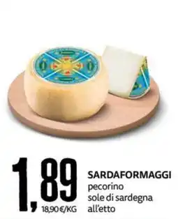 PRO7 Supermercati Sardaformaggi pecorino sole di sardegna offerta