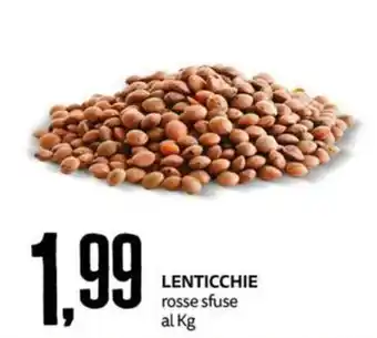 PRO7 Supermercati Lenticchie rosse sfuse offerta
