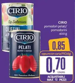 PRO7 Supermercati Cirio pomodori pelati offerta