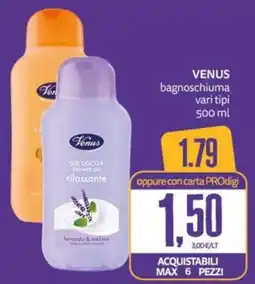 PRO7 Supermercati Venus gel doccia rilassante offerta