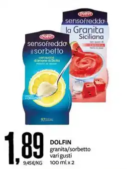 PRO7 Supermercati DOLFIN granita/sorbetto offerta