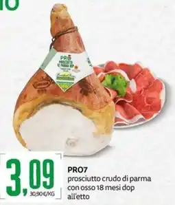 PRO7 Supermercati PRO7 prosciutto crudo di parma offerta