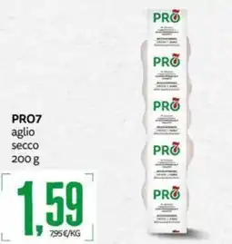 PRO7 Supermercati PRO7 aglio secco offerta