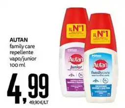 PRO7 Supermercati Autan family care repellente vapo/junior offerta