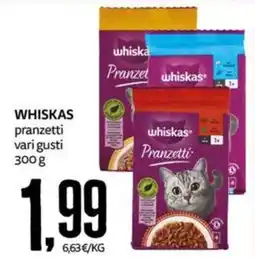 PRO7 Supermercati Whiskas pranzetti offerta