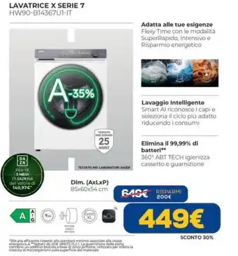 Lavatrice X Serie 7