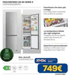 DIMOStore Frigorifero 2D 60 Serie 5 offerta