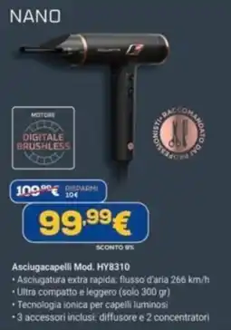 DIMOStore Nano Asciugacapelli offerta