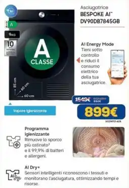 DIMOStore Asciugatrice BESPOKE AI offerta